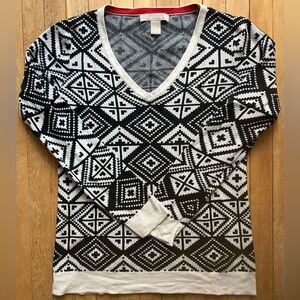 Banana Republic Geometric Print Sweater